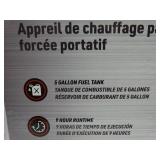 Brand new Dyno-Glo Delux 80K BTU portable forced air heater