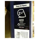 Case of 1 1/2" binders. 12 binders in case.