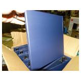 Case of 1 1/2" binders. 12 binders in case.