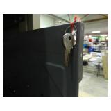 42" wide 5 drawer lateral file cabinet with keys and pullout work shelf