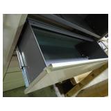 42" wide 5 drawer lateral file cabinet with keys and pullout work shelf