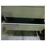 42" wide 5 drawer lateral file cabinet with keys and pullout work shelf