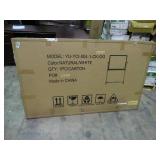 57" x 33 1/2" Reversible Cork Bulletin Board / Magnetic Whiteboard with Powder-Coated Aluminum Frame and Mobile Stand, new in box