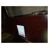 Cherry style L-shaped desk