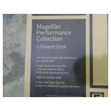 Magellan Performance Collection L-shaped desk with Cherry finish. New in original boxes.