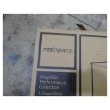 Magellan Performance Collection L-shaped desk with Cherry finish. New in original boxes.