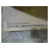 Magellan Performance Collection L-shaped desk with Cherry finish. New in original boxes.