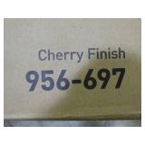 Magellan Performance Collection L-shaped desk with Cherry finish. New in original boxes.