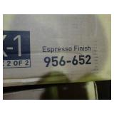 Magellan Performance Collection L-shaped desk with Expresso finish. New in original boxes.  Measurements in pictures.