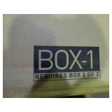 Magellan Performance Collection L-shaped desk with Expresso finish. New in original boxes.  Measurements in pictures.