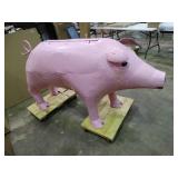 Very large pig shaped grill / smoker.