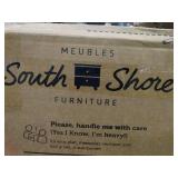 South Shore furniture Armoire, with cherry finish, new in box.