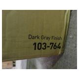 realspace Pelingo Collection 5-shelf bookcase, with gray finish, new in box