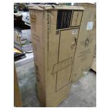 realspace Pelingo Collection 5-shelf bookcase, with gray finish, new in box