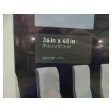 New realspace 36" x 48" magnetic dry erase board.