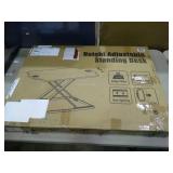 Height adjustable standing desk, new in box