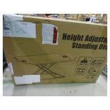 Height adjustable standing desk, new in box