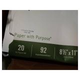Lot of 5 reams of 8 1/2" x 11" Boise X9 multi use 20lb paper