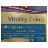 2 reams Xerox Vitality Colors pastel 24lb paper