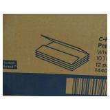 Case of Pacific Blue C-fold premium 2 ply paper towels