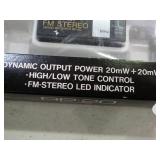 Vintage Toshiba AM/FM Stereo 2Band Receiver RP-20 in original packaging, 1984, Looks in new condition.