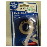 Frame positioning tool and various photo tape mounting tape, all never used in original packaging.