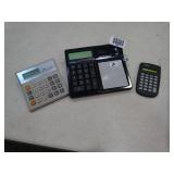 3 different calculators