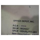 Office Depot® Brand Easel Pad, 20" x 23", Tabletop with Built-In Stand, 25 Sheets, 30% Recycled, White