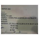 Office Depot® Brand Easel Pad, 20" x 23", Tabletop with Built-In Stand, 25 Sheets, 30% Recycled, White