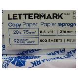 3 reams of Lettermark 8.5"x11" copy paper