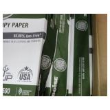 Box of 7 reams of Boise 8.5" X 11" multi-use copy paper