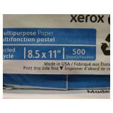 2 reams of Xerox Vitality blue 8.5" x 11" multipurpose copy paper