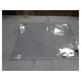 realspace 19" x 24" clear desk pad