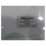 realspace 19" x 24" clear desk pad