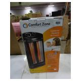 Comfort Zone Quartz radiant heater in original box