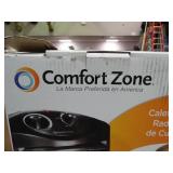 Comfort Zone Quartz radiant heater in original box