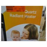 Comfort Zone Quartz radiant heater in original box