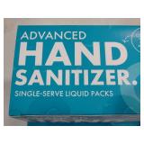 2 boxes of 100 count advanced hand sanitizer