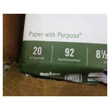 8 reams of Boise 8.5" x 11" multi-purpose copy paper