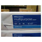 case of 5 reams of 11" x 17" multipurpose copy paper