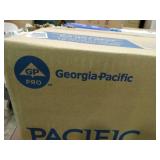 Case of Pacific Blue C-fold premium 2-ply paper towels
