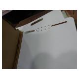 5 boxes of 2-divider classification folders