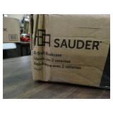 Sauder select cherry finish 2-shelf bookcase, new in box