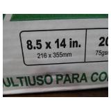 Case of Boise 8.5" x 14" multi-use copy paper