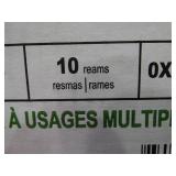 Case of Boise 8.5" x 14" multi-use copy paper