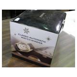 Berkshire Classic Automatic 3 Setting Watch Winder with AC Adaptor Black in original box