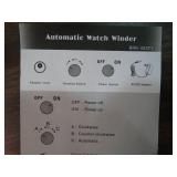 Berkshire Classic Automatic 3 Setting Watch Winder with AC Adaptor Black in original box