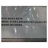 New compact laminator with laminating sleeves