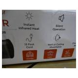 Heat Storm weatherproof infrared heater, new in box