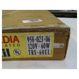 Electrically heated towel rail, new in box